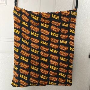 Vans Stranger Things Black and Yellow Patterned Bag